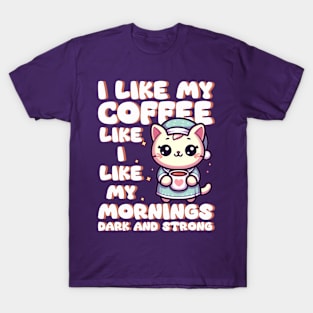 cat I like my coffee T-Shirt